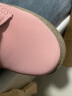 巴布豆（BOBDOG）男童鞋软底加绒二棉鞋儿童靴子冬季新款女童保暖马丁靴 冰粉色 29码 适合脚长17.6cm 实拍图