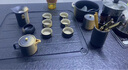 三旬 功夫茶具套裝2022新款家用客廳簡約陶瓷茶盤辦公室輕奢禮盒小套裝 錦繡（窯變）茶具套裝+茶葉罐+六君子 12件 曬單實拍圖