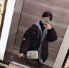 凡迪時尚假兩件棉服男士冬季外套棉衣男新款潮牌衣服保暖棉衣棉襖休閑情侶 黑色 L （100-120斤左右） 曬單實拍圖