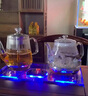 石茗堂高端遙控全自動(dòng)底部上水電熱燒水壺茶臺一體茶桌可嵌入式電茶爐 水晶（燒水壺+煮茶款） 雙上水 1L 曬單實(shí)拍圖