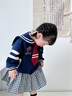 幼歌（YOUGE）嬰幼兒春季學(xué)院風(fēng)復(fù)古格紋百褶裙寶寶俏皮可愛半身裙潮 藍(lán)色 80 cm（建議身高73-90） 曬單實(shí)拍圖