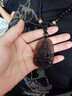 鉑帝亞冰種黑曜石吊墜本命佛八大守護(hù)神男女項(xiàng)鏈送生日禮物 冰種雞/不動(dòng)尊菩薩(男款) 曬單實(shí)拍圖