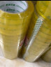 天章办公(TANGO)胶带 高品质高透明封箱胶 淡黄色超透明宽胶带打包封箱胶带60mm*100y(91.4米/卷)*50um 30卷 实拍图