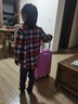 yitongxiang迪士尼兒童可坐拉桿箱愛莎公主行李箱萬向輪旅行男女童登機箱 20英寸冰雪粉色帶密碼鎖拉鏈 曬單實拍圖