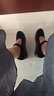 YI DOU老北京布鞋女黑色平底工作鞋春季厚底防滑松糕底酒店服務(wù)員鞋子 黑色 37 (偏小一碼） 曬單實(shí)拍圖