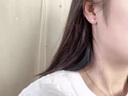 GIOIO【情人節(jié)禮物】櫻花耳釘女新款小眾耳環(huán)耳飾玫瑰金生日禮物 代寫(xiě)賀卡 曬單實(shí)拍圖