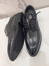 老爺車(chē)秋皮鞋男牛皮商務(wù)休閑皮鞋西裝軟底內增高男鞋英倫風(fēng)正裝德比鞋男 LYC3081黑色[平跟款] 41 曬單實(shí)拍圖