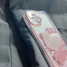 速舞 蘋果15promax手機(jī)殼女款立體KT鑲鉆16Pro自帶鏡頭膜iPhone13硅膠軟殼14Pro全包防摔12閃粉保護(hù)套 【落櫻粉】閃粉立體鑲鉆KT+自帶防塵網(wǎng) iPhone 14Pro【6.1寸】 曬單實拍圖