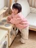 G.DUCKKIDS小黃鴨童裝女童套裝秋冬季新款兒童衣服女小童加絨加厚衛(wèi)衣兩件套 粉色 80尺碼9-12個(gè)月建議寶寶75-85cm 曬單實(shí)拍圖
