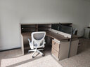 安美誠家具（ANMEICHENG FURNITURE）員工桌職員辦公桌椅組合卡座辦公室財務(wù)桌【面對面兩人位含椅】 曬單實(shí)拍圖
