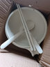 Jidaocook小麥秸稈餐具碗筷套裝學(xué)生宿舍帶蓋方便面單個(gè)大號(hào)碗泡面碗 泡面碗【北歐米】五件套 曬單實(shí)拍圖