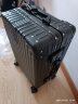 NAUTICA铝框行李箱男万向轮结实黑色商务拉杆箱女生旅行箱20英寸登机箱 实拍图