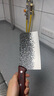 小天籟 龍泉刀具廚房套裝組合家用菜刀骨刀鍛打切片刀切肉廚具砧板刀架 古檀木三件套 60°以上-18cm-114mm 曬單實(shí)拍圖