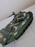 嘉業(yè)合金坦克模型軍事兩棲突擊車(chē)男孩玩具車(chē)戰車(chē)兒童仿真裝甲車(chē) 軍綠色盒裝 曬單實(shí)拍圖