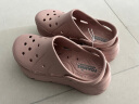 斯凯奇（Skechers）2024新款女鞋夏季泡泡鞋软弹厚底缓震外穿洞洞鞋凉拖鞋111127 晒单实拍图