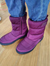 同源和老北京棉鞋女冬季加絨保暖防滑防水高幫布鞋中老年人媽媽棉靴奶奶 紫紅色 加絨 -建議拍大一碼 37 曬單實(shí)拍圖