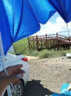逸飞恒户外遮阳伞大号摆摊伞大型雨伞太阳伞沙滩伞防晒广告庭院伞大伞 1.8米彩虹（伞下直径1.5米）小 实拍图