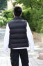 回力棉馬甲男秋冬季保暖加厚外穿男士立領(lǐng)坎肩休閑棉服男裝黑色4XL 曬單實(shí)拍圖
