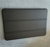 毕亚兹 适用ipad 10.2英寸保护套 2021年9/8/7代通用苹果平板电脑三折支架 智能休眠保护壳 PB179金刚黑 实拍图