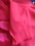 皮尔卡丹（pierre cardin）红色裙子2024女夏新款小个子长款大摆雪纺连衣裙仙气质沙滩长裙 红色连衣裙%7E五分袖 2XL:建议125-135斤 晒单实拍图