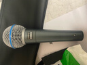 SHURE舒爾beta58a麥克風(fēng) 有線(xiàn)話(huà)筒 小藍圈 專(zhuān)業(yè)舞臺演出直播K歌錄音手持動(dòng)圈家用唱K歌麥克風(fēng)聲卡套裝 BETA58A+演出落地支架套裝 曬單實(shí)拍圖