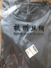 衣典零一（LEDIALYI）2025夏季女裝新款高端品牌洋氣真絲襯衫女桑蠶絲襯衣短袖t恤上衣 深蘭 2XL 曬單實(shí)拍圖