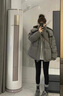 名橙鯊魚(yú)褲女外穿秋冬新款高腰收腹提臀保暖褲彈力緊身顯瘦打底小腳褲 黑色—【羊羔絨】 M【適合100-120斤】 曬單實(shí)拍圖