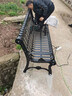 科恩德公園椅戶(hù)外長(cháng)椅子鐵藝小區廣場(chǎng)庭院雙人靠背休息金屬鐵椅室外座椅 GY-20鐵藝椅-1.5米（散件發(fā)貨） 曬單實(shí)拍圖