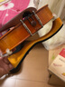 克莉絲蒂娜（Christina） 小提琴肩托 小提琴木質(zhì)肩托肩墊墊肩墊肩楓木配件樂(lè )器 橙色 1/2 曬單實(shí)拍圖