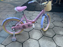 迪士尼聯(lián)名女孩自行車兒童3-6-8歲小孩單車4-8歲公主款女童自行車腳踏車 冰雪奇緣-艾莎【可折疊】禮包 18寸【建議身高115-130cm】 曬單實拍圖