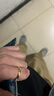 金世喜999足金光面戒指黃金平板男士女士黃金戒指 顯寬顯大活口情侶對(duì)戒 金重6.78g 曬單實(shí)拍圖