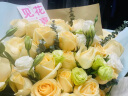 幽客玉品鲜花速递红玫瑰花束表白求婚送女友老婆生日礼物全国同城配送 33朵香槟玫瑰花束——韩式新款 实拍图