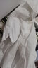 紛資言兒童白襯衫男女童長袖春秋小學(xué)生校服中大女童演出白色襯衣 單獨(dú)白色襯衣短袖 130 曬單實(shí)拍圖