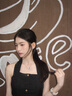 YVMIN尤目x SHUSHUTONG  羽毛雙層手鏈設計師七夕情人節禮物送女友 羽毛珍珠細手鏈 曬單實(shí)拍圖