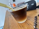 UOSOins風(fēng)闊口玻璃咖啡杯輕薄冰美式拿鐵杯簡(jiǎn)約茶杯雞尾酒杯冷飲杯子 矮款闊口杯  280ml 曬單實(shí)拍圖