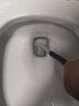 鴻迪 硅膠馬桶刷套裝高爾夫刷頭無(wú)死角家用洗廁所刷子衛生間清潔神器 午夜綠(帶掛鉤) 曬單實(shí)拍圖