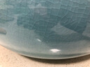 贛景 景德鎮(zhèn)陶瓷和面盆家用大號揉面盆發(fā)面盆加厚陶瓷盆洗菜盆冰裂瓷盆 青釉冰裂紋大號 曬單實(shí)拍圖
