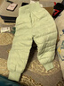 童泰冬季5個(gè)月-4歲嬰兒衣服寶寶外出褲子兒童羽絨褲保暖褲子 綠色 100 cm 曬單實(shí)拍圖