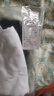 立蒙（LIMENG）【2件裝】180g純棉黑白色短袖t恤男女寬松打底潮t 白+黑 L  曬單實拍圖
