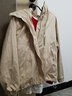 AEMAPE2026春秋冬季新款女士短外套洋氣寬松加絨短款小個(gè)子上衣夾克女裝 卡其米 XL (115-125斤拍) 曬單實(shí)拍圖
