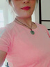 adidas 阿迪達斯女裝上衣 夏新款l運動(dòng)服跑步健身快干半袖短袖透氣T恤衫 FL7815/快干透氣-粉色 S 160/84A 曬單實(shí)拍圖