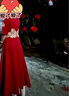 塞德勒新中式敬酒服新娘酒紅色結(jié)婚回門(mén)晚禮服女平時(shí)可穿顯瘦 酒紅色 M (建議96-105斤) 曬單實(shí)拍圖