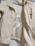 CUF 香港潮牌 纯色立领风衣外套女装春秋新款休闲短款上衣百搭外套 米色 L 晒单实拍图
