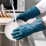 美丽雅 洗碗手套 加绒保暖家务清洁手套厨房加厚加长耐用防水洗衣服手套 实拍图