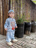 G.DUCK KIDS小黃鴨嬰兒衣服中國風(fēng)抓周新生兒連體衣男寶寶滿(mǎn)月百日宴周歲禮服紅色90碼建議80-90cm1歲半-2歲cm 曬單實(shí)拍圖