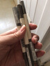 拉美拉初學(xué)者雙頭眉筆淺棕奶茶棕耐水不易脫色持久一字眉畫眉彩妝不暈染畫眉筆  1#自然黑 2支 曬單實(shí)拍圖
