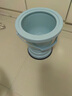 喆湘冬季天加高腳痰盂家用臥室帶蓋起夜坐便器老人移動(dòng)馬桶尿盆壺防臭 【30.5cm升級加高】北歐藍6L+壓 曬單實(shí)拍圖