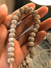 山中玉星月菩提子108顆海南原籽高密度順白手串男素佛珠正月七夕禮物 8x10蘋果珠A++ 曬單實拍圖