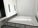 工木森2025新款榻榻米床衣柜一體組合床小戶(hù)型多功能儲物床帶書(shū)桌組合實(shí) 暖白色榻榻米送床墊/包安裝 1350mm柜2000mm 曬單實(shí)拍圖