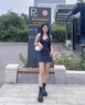 達(dá)芙妮（DAPHNE）短靴女秋季新款百搭英倫風(fēng)瘦瘦靴2024秋冬圓頭彈力馬丁靴 棕色跟高6cm 37 標(biāo)準(zhǔn)碼 曬單實拍圖